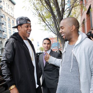 Kanye West et Jay-Z à New York City, le 22 avril 2013