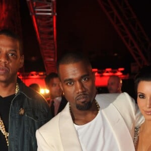 JAY Z, KANYE WEST ET KIM KARDASHIAN - CANNES LE 23 MAI 2012 -