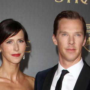 Benedict Cumberbatch et sa femme Sophie Hunter à la première de "Doctor Strange" au théâtre El Capitan à Los Angeles, le 20 octobre 2016