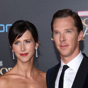 Benedict Cumberbatch et sa femme Sophie Hunter à la première de "Doctor Strange" au théâtre El Capitan à Los Angeles, le 20 octobre 2016