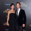 Benedict Cumberbatch et sa femme Sophie Hunter à la première de "Doctor Strange" au théâtre El Capitan à Los Angeles, le 20 octobre 2016