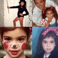 Kris Jenner dévoile des photos d'enfance de sa fille Kim Kardashian sur sa page Instagram, le 21 octobre 2016