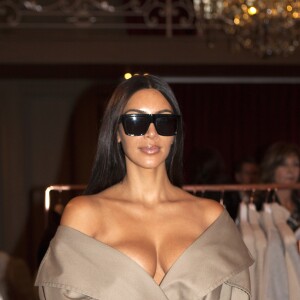 Kim Kardashian au défilé de mode Siran, collection prêt-à-porter Automne-Hiver 2016 lors de la Fashion Week de Paris le 2 octobre 2016 © Siran via Bestimage