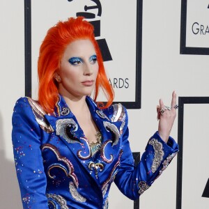 Lady Gaga - La 58ème soirée annuelle des Grammy Awards au Staples Center à Los Angeles, le 15 février 2016.