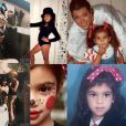 Kris Jenner souhaite une joyeux anniversaire à sa fille Kim Kardashian sur Isntagram en postant des photos d'archive, le 21 octobre 2016.