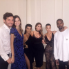 Larsa Pippen pose avec Kim et Kourtney Kardashian et Kanye West.