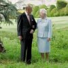 La reine Elisabeth II et le duc d'Edimbourg de retour à Broadlands en 2007, 60 ans après leur nuit de noces là-bas...