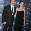 Brad Pitt et Angelina Jolie à la soirée 'WSJ. Magazine 2015 Innovator' à New York, le 4 novembre 2015
