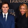 Louis Ducruet, qui représentait son oncle le prince Albert II de Monaco, et la championne olympique de boxe Estelle Mossely lors de la cérémonie des Sportel Awards au Grimaldi Forum à Monaco, le 25 octobre 2016. © Bruno Bebert/Bestimage
