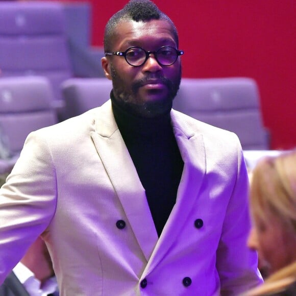 Djibril Cissé est intervenu lors de la cérémonie des Sportel Awards au Grimaldi Forum à Monaco, le 25 octobre 2016. © Bruno Bebert/Bestimage