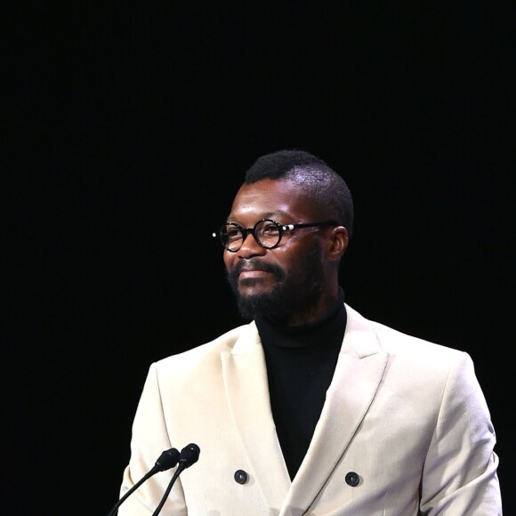 Djibril Cissé est intervenu lors de la cérémonie des Sportel Awards au Grimaldi Forum à Monaco, le 25 octobre 2016. © Bruno Bebert/Bestimage