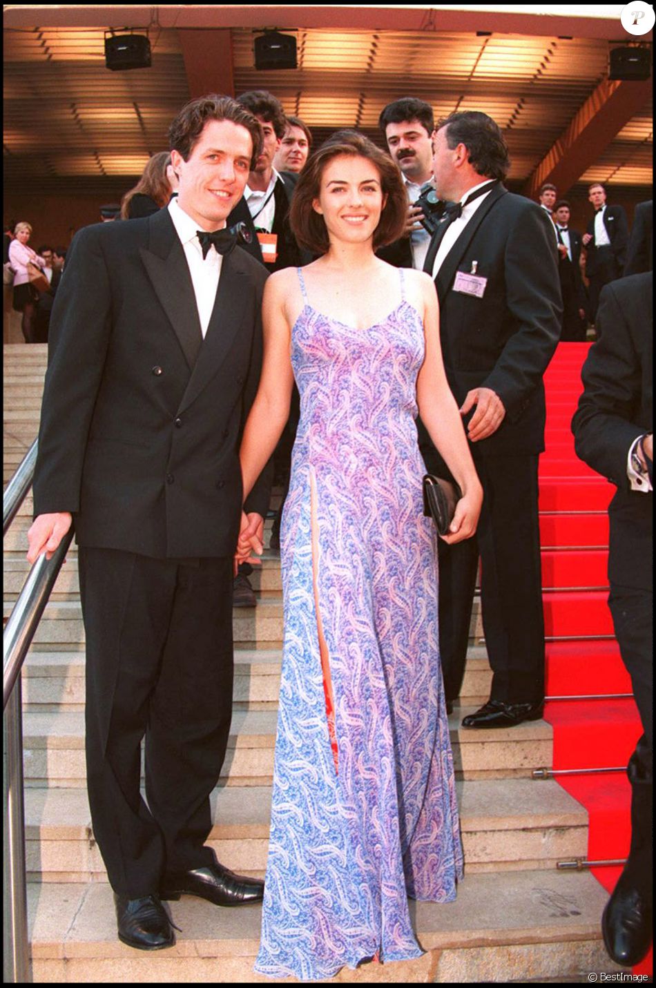 Liz Hurley Et Hugh Grant Festival De Cannes 1994 Purepeople