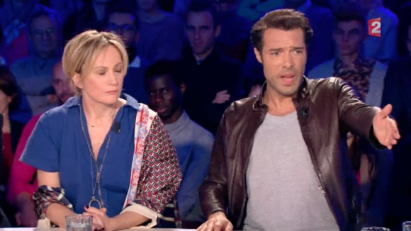 Nicolas Bedos et Yann Moix en pleine joute verbale dans "On n'est pas couché" sur France 2, le 29 octobre 2016.