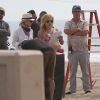 Exclusif - Prix Spécial - No Web - Sharon Stone lors du tournage du film 'A Little Something For Your Birthday' à Malibu le 13 octobre 2016. 13/10/2016 - Malibu