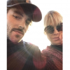Katrina Patchett et Valentin D'Hoore, amoureux, le 30 octobre 2016 à Paris.