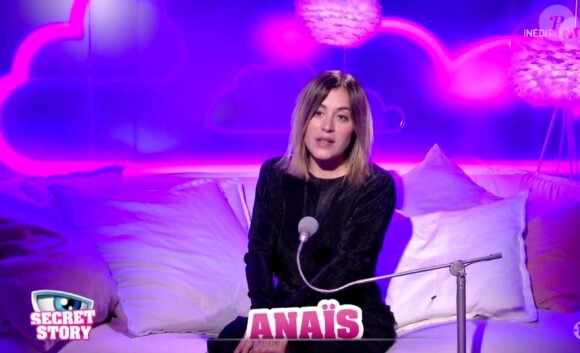Anaïs - "Secret Story 10" sur NT1, le 2 novembre 2016.