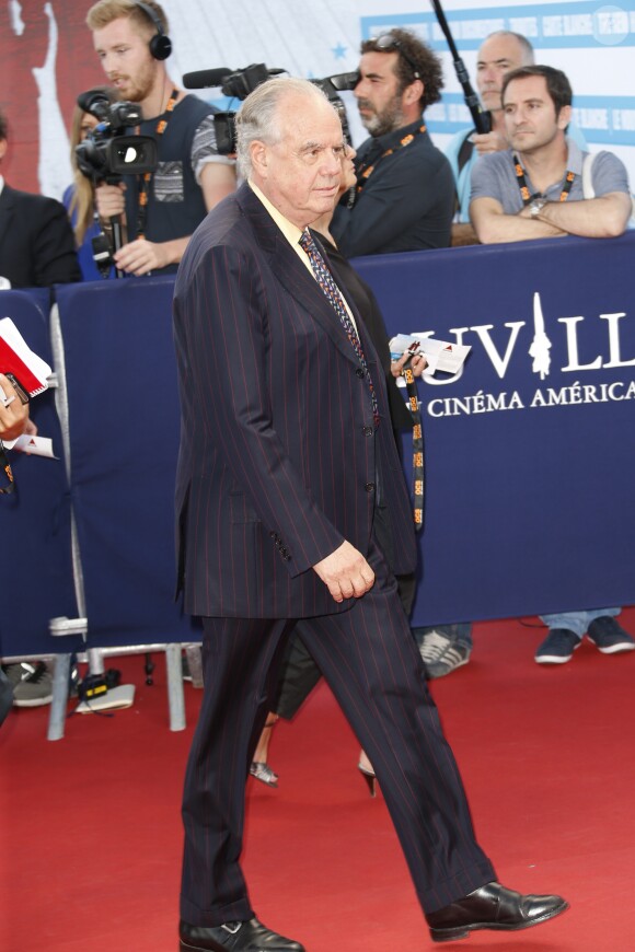 Frédéric Mitterrand sur le tapis rouge du 42ème Festival du cinéma Américain de Deauville, le 3 septembre 2016.