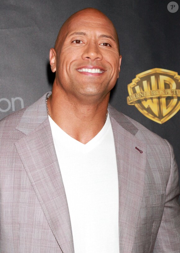 Dwayne Johnson à la soirée Warner Bros. Pictures à Las Vegas, le 21 avril 2015
