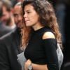 Noura El Shwekh, la compagne de Jo-Wilfried Tsonga, enceinte de leur premier enfant, était présente le 2 novembre 2016 à l'AccorHotels Arena à Paris pour assister à sa qualification pour les 8e de finale du BNP Paribas Masters 1000 aux dépens de l'Espagnol Ramos-Vinolas. © Cyril Moreau / Veeren / Bestimage