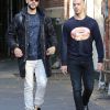 Joe Jonas se balade à New York avec un ami le 2novembre 2016.
