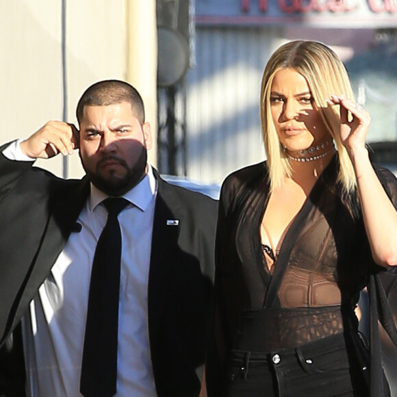 Khloe Kardashian à l'émission 'Jimmy Kimmel Live!' à Hollywood, le 3 novembre 2016