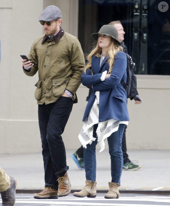Exclusif - Drew Barrymore et son ex-mari Will Kopelman à New York, le 28 octobre 2016.