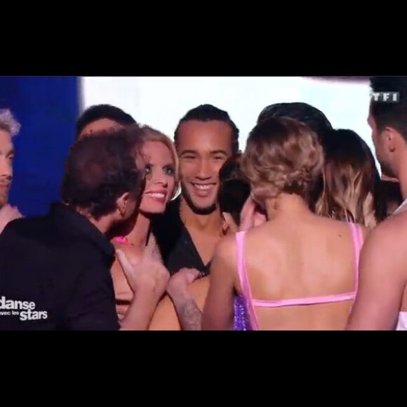 Sylvie Tellier soutenue après son élimination - Danse avec les stars 7, sur TF1. Samedi 5 novembre 2016