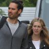 Exclusif - Russell Brand et sa fiancée Laura Gallacher, enceinte, à Londres, le 2 juin 2016.