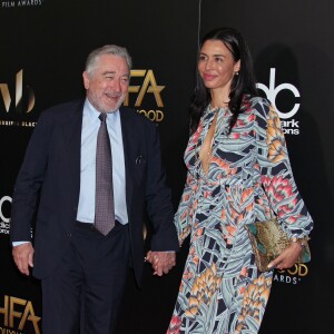 Robert De Niro et sa fille Drena De Niro à la 20e soirée annuelle Hollywood Film Awards à l'hôtel Beverly Hilton dans le quartier de Beverly Hills à Los Angeles, Californie, Etats-Unis, le 6 novembre 2016.