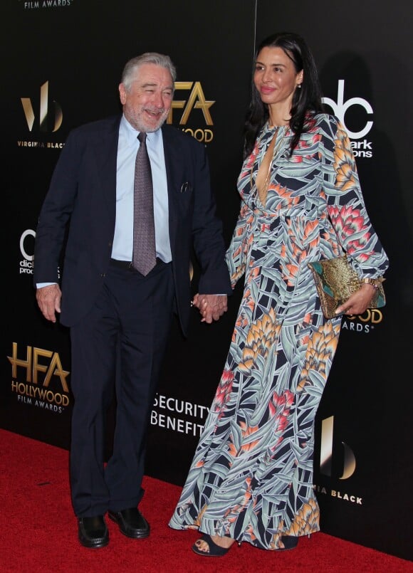 Robert De Niro et sa fille Drena De Niro à la 20e soirée annuelle Hollywood Film Awards à l'hôtel Beverly Hilton dans le quartier de Beverly Hills à Los Angeles, Californie, Etats-Unis, le 6 novembre 2016.