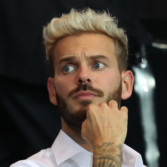 Matt Pokora (M. Pokora) - People au match de Ligue des champions Psg contre Arsenal au Parc des Princes à Paris le 13 septembre 2016. © Cyril Moreau/Bestimage