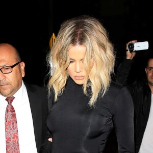 Khloé Kardashian à l'anniversaire de Kendall Jenner au restaurant Catch à West Hollywood, le 2 novembre 2016