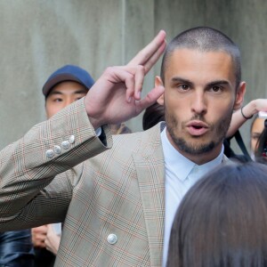 Baptiste Giabiconi au défilé de mode Balmain Hommes printemps-été 2017 à l'hôtel Potoki à Paris, le 25 juin 2016.