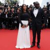 Maître Gims et sa femme DemDem - Montée des marches du film "The BFG" ("Le BGG Le Bon Gros Géant") lors du 69ème Festival International du Film de Cannes. Le 14 mai 2016.
