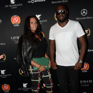 Exclusif - Maître Gims et sa femme DemDem - People au VIP ROOM à Cannes le 14 mai 2016 lors du 69 ème Festival International du Film de Cannes le 14 mai 2016