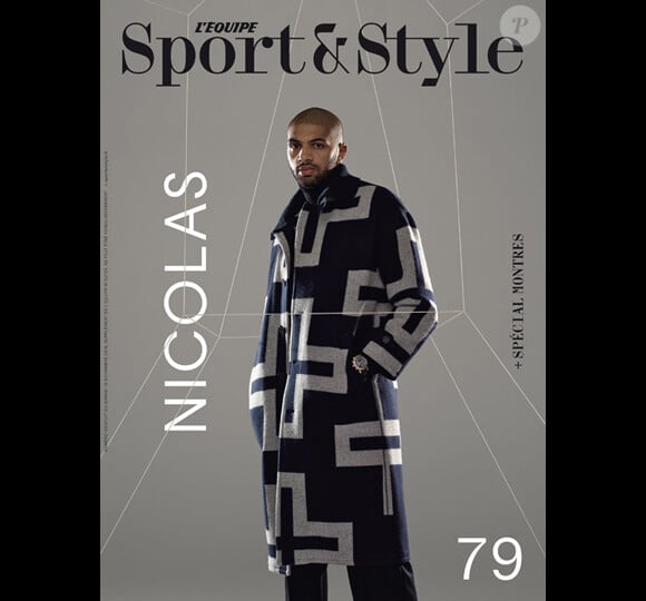 Nicolas Batum en couverture de Sport & Style en kiosques le 12 novembre 2016.