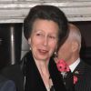 La princesse Anne lors de la soirée du Festival Royal du Souvenir, dédié à la commémoration des victimes de guerres, au Royal Albert Hall à Londres, le 12 novembre 2016.