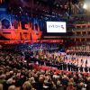 Image de la soirée du Festival Royal du Souvenir, dédié à la commémoration des victimes de guerres, au Royal Albert Hall à Londres, le 12 novembre 2016.