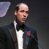 Le prince William lors de la cérémonie des "Evening Standard Theatre Awards" au théâtre Old Vic à Londres, le 13 novembre 2016.