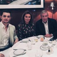 Louis Sarkozy : Réunion de famille pour l'anniversaire de sa mère Cécilia