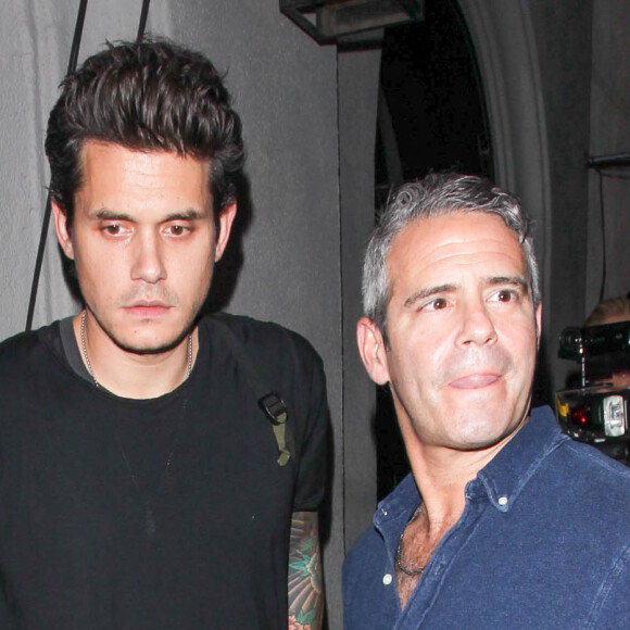 John Mayer et Andy Cohen sont allés diner au restaurant Craig à West Hollywood, le 30 juin 2016