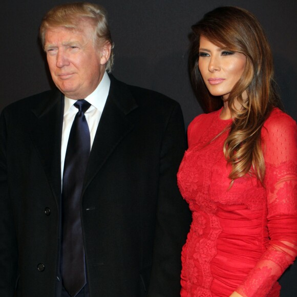 Donald Trump et sa femme Melania Trump à la soirée "Spring Spectacular Opening Night" à New York, le 26 mars 2015.