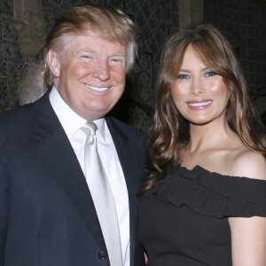 Donald Trump et sa femme Melania au club Mar A Lago à Palm Beach, le 27 mars 2009.