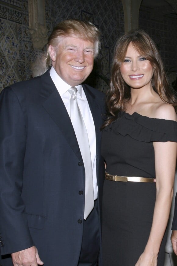 Donald Trump et sa femme Melania au club Mar A Lago à Palm Beach, le 27 mars 2009.