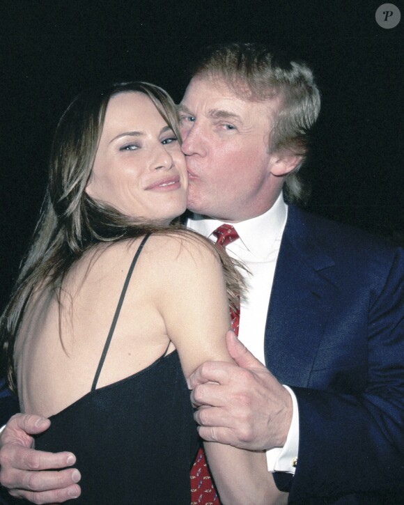 Donald Trump et sa femme Melania au club Mar A Lago à Palm Beach en 2008.