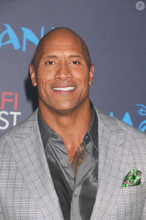 Dwayne Johnson - Première du film "Moana" à Los Angeles le 14 novembre 2016