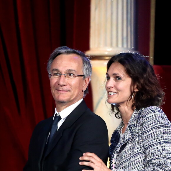 Exclusif - Laurent Petitguillaume et Adeline Blondieau - 53e Gala de l'Union des artistes, mise en scène par Claude Lelouch au Cirque d'Hiver Bouglione, enregistré le 13 juin 2016. Diffusion sur France 2, le mardi 22 novembre à 20h55. @Dominique Jacovides/Bestimage