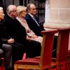 Le prince Laurent, la reine Paola, le roi Albert, la princesse Astrid, le prince Lorenz - La famille royale de Belgique en la cathédrale Saints-Michel-et-Gudule de Bruxelles pour le Te Deum (Fête du Roi), le 15 novembre 2016.15/11/2016 - Bruxelles