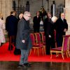 Le prince Laurent, la reine Paola, le roi Albert, la princesse Astrid, le prince Lorenz - La famille royale de Belgique en la cathédrale Saints-Michel-et-Gudule de Bruxelles pour le Te Deum (Fête du Roi), le 15 novembre 2016.15/11/2016 - Bruxelles