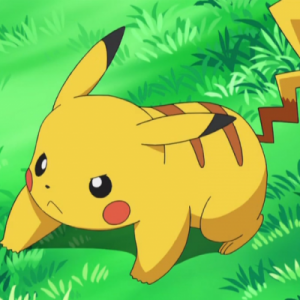 Pikachu dans Pokémon.